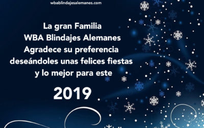 Feliz Navidad y próspero 2019